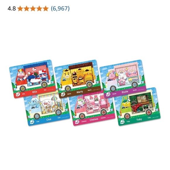Nintendo Animal Crossing Sanrio Amiibo Card Set - Picture 2 of 3